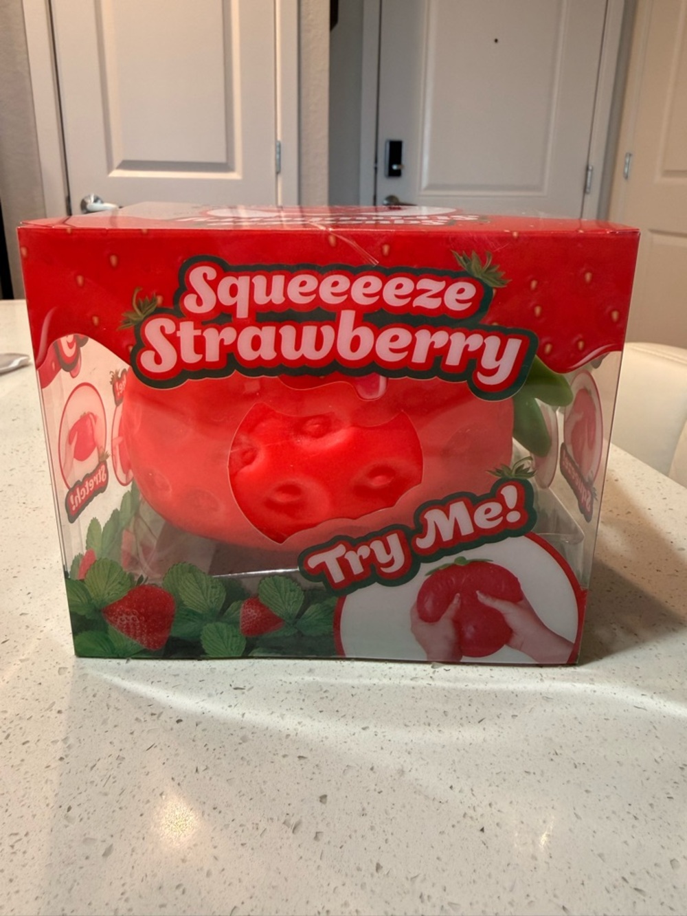 Soft Squishy Strawberry 🍓 - Red - Picture 3 of 4